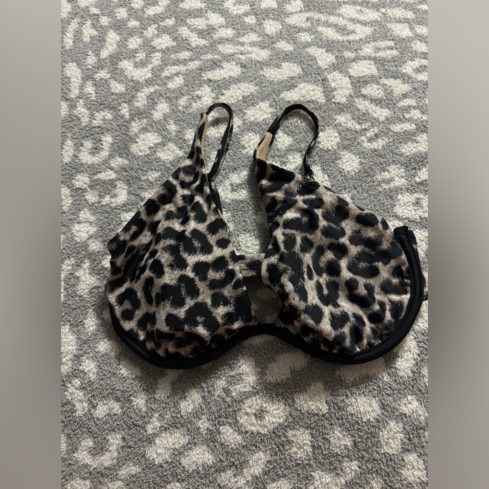 Cheetah Print Bikini Top